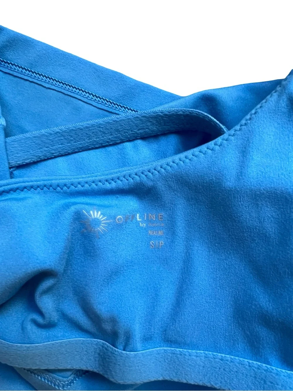 OFFLINE By Aerie Real Me Sports Bra Cobalt Blue Small